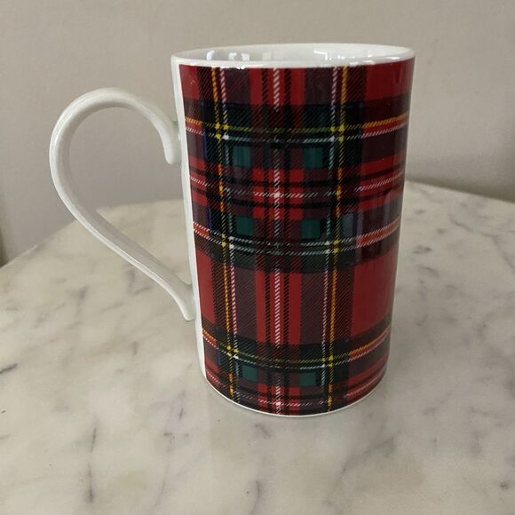 Dunoon Royal Stewart Tartan Stoneware Tea Mugs Made in Scotland Set Of 3 - Picture 6 of 11